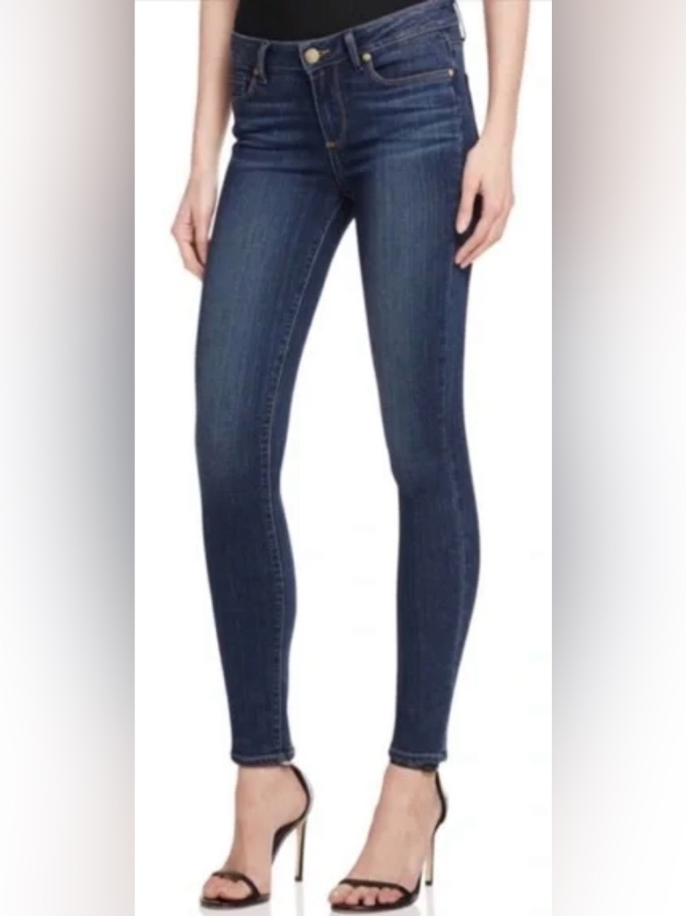 PAIGE Dark Blue skyline Skinny Jeans for Women 26